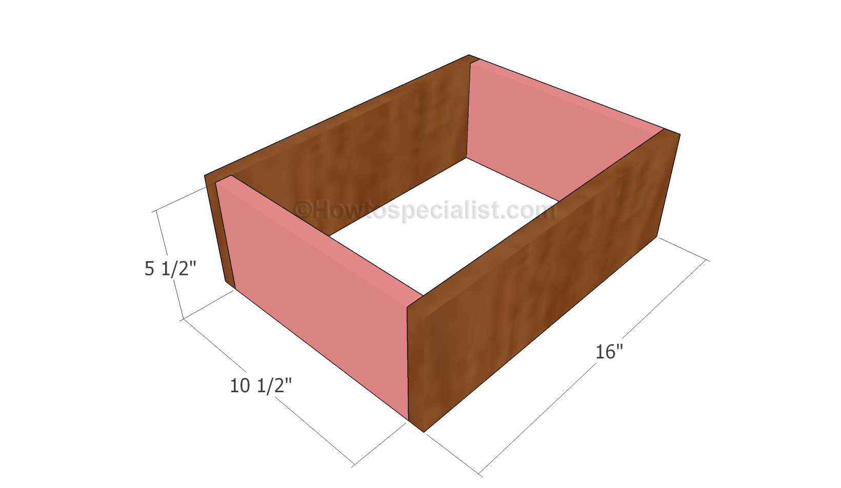 Assembling the frame of the crate