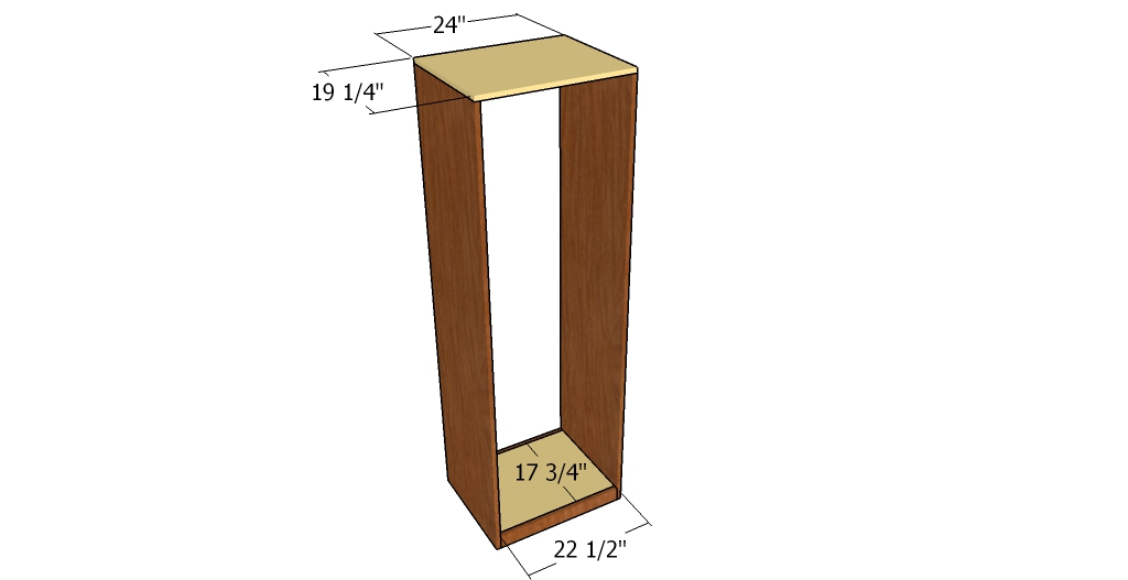 Assembling the storage cabinet