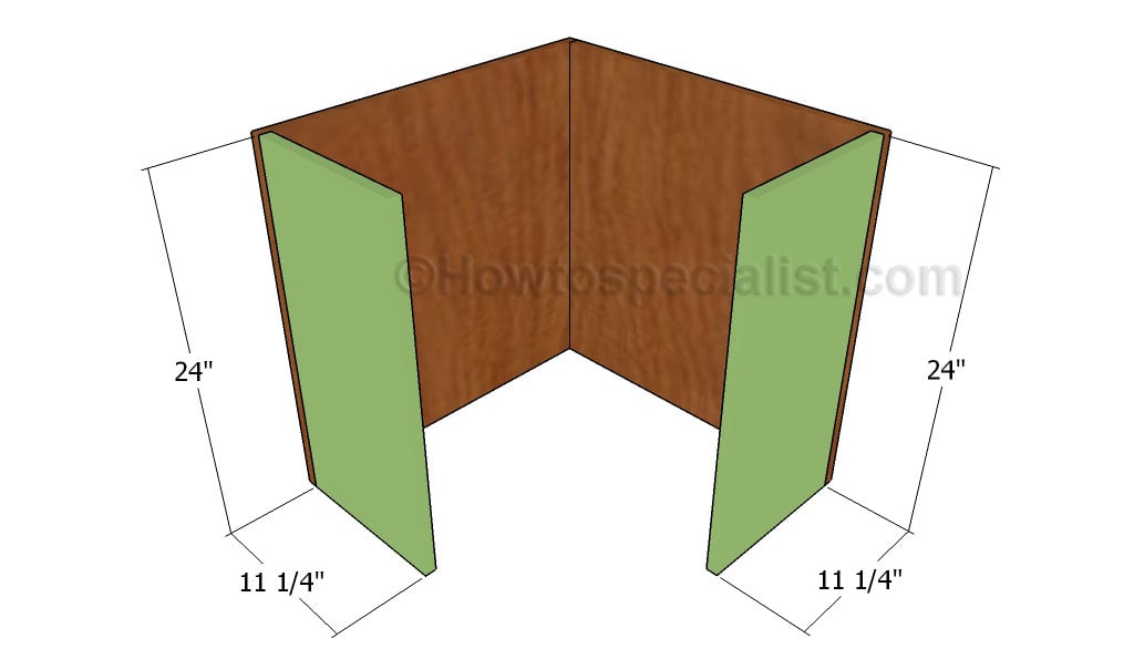 Corner cabinet plans | HowToSpecialist - How to Build, Step by Step DIY ...