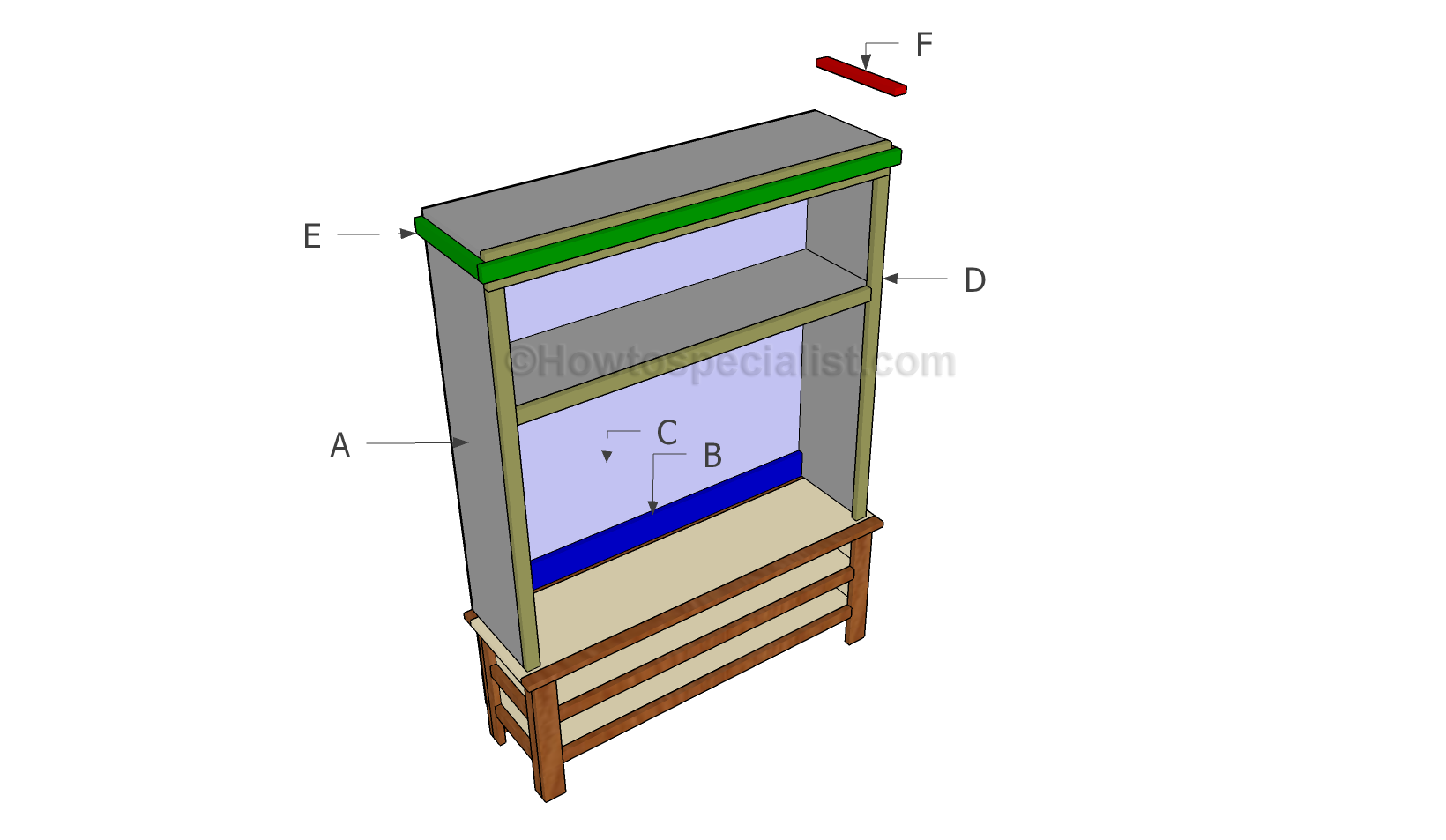 Building a console hutch