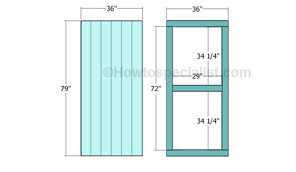 Building a shed door