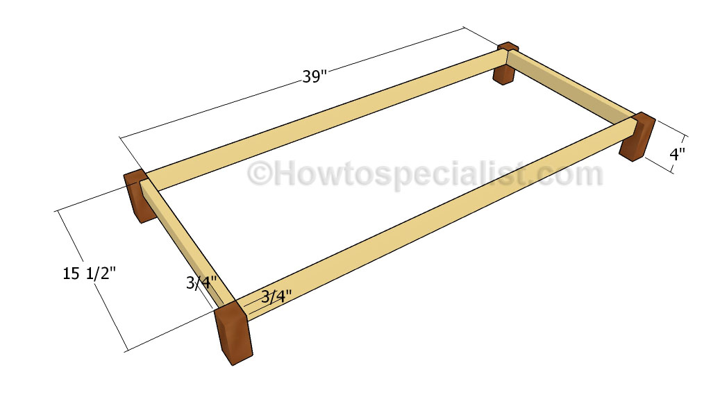 Building the base of the sideboard