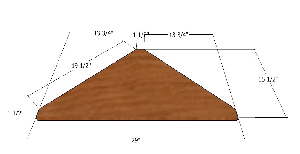 Building the bottom shelf