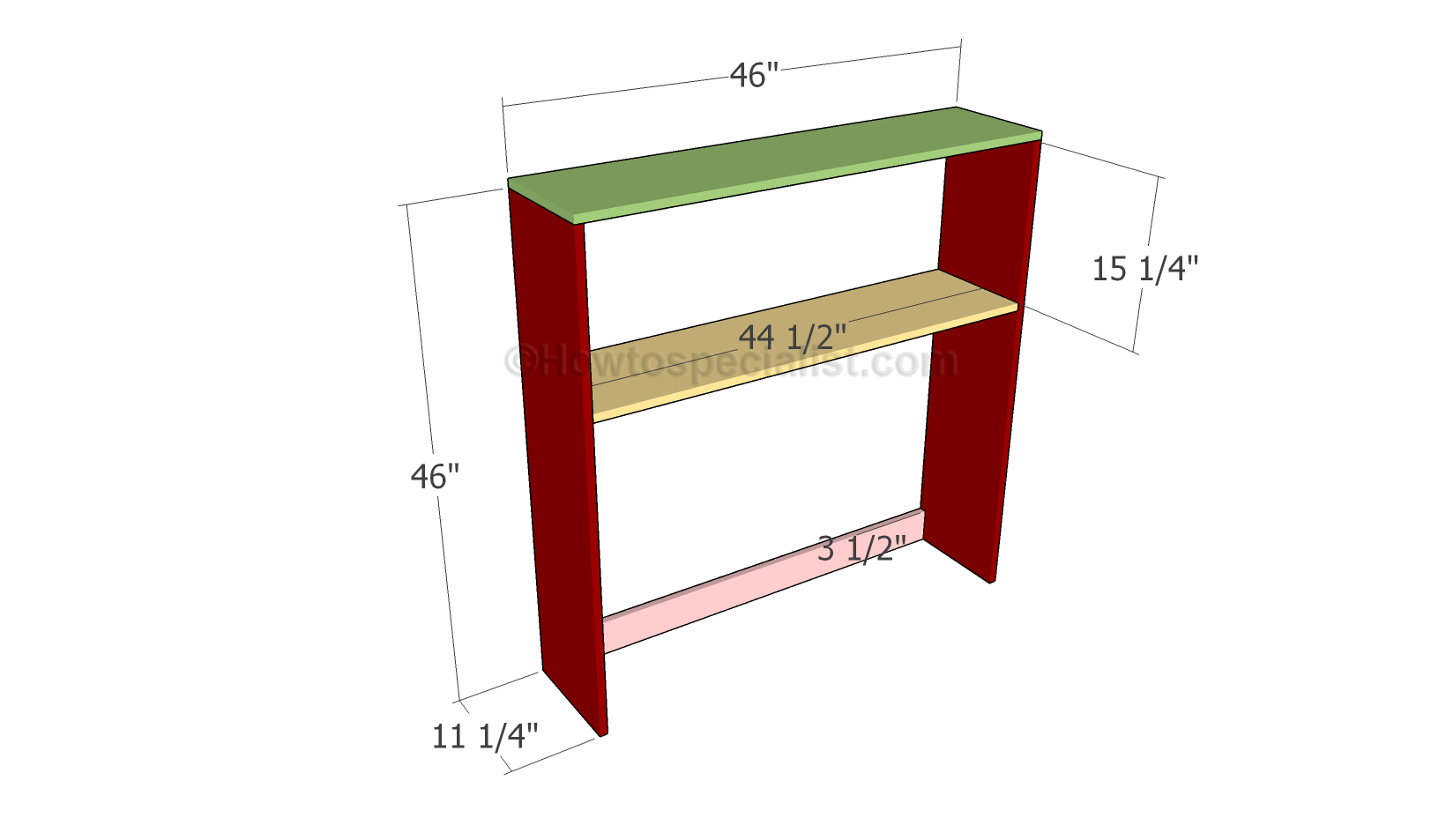 Building the frame of the hutch