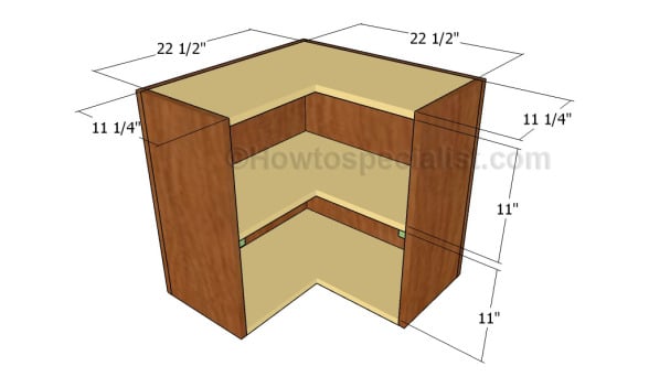 Corner cabinet plans | HowToSpecialist - How to Build, Step by Step DIY ...