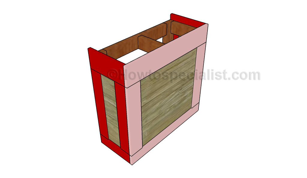 Attaching the exterior panels