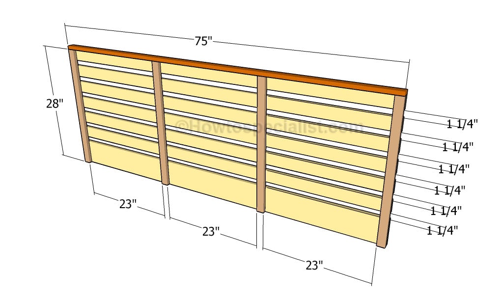 Building the back wall