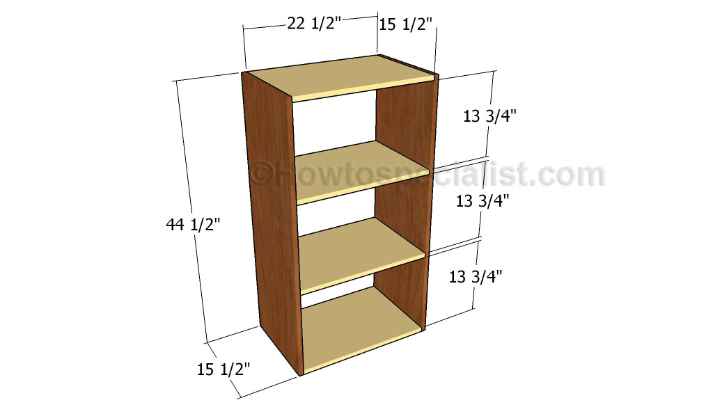 Building the frame of the storage unit