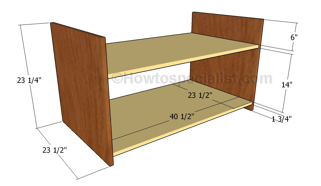 Building the frame of the tv stand