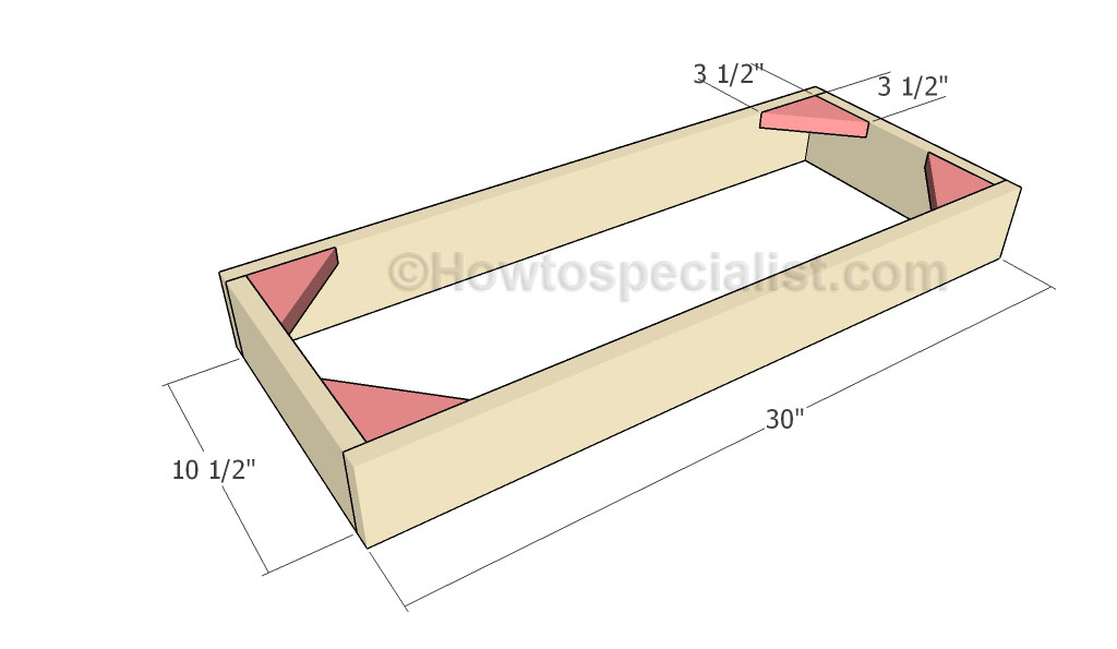 Building the frame of the wagon