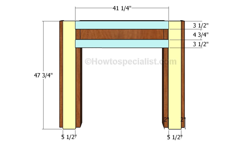 Building the front face