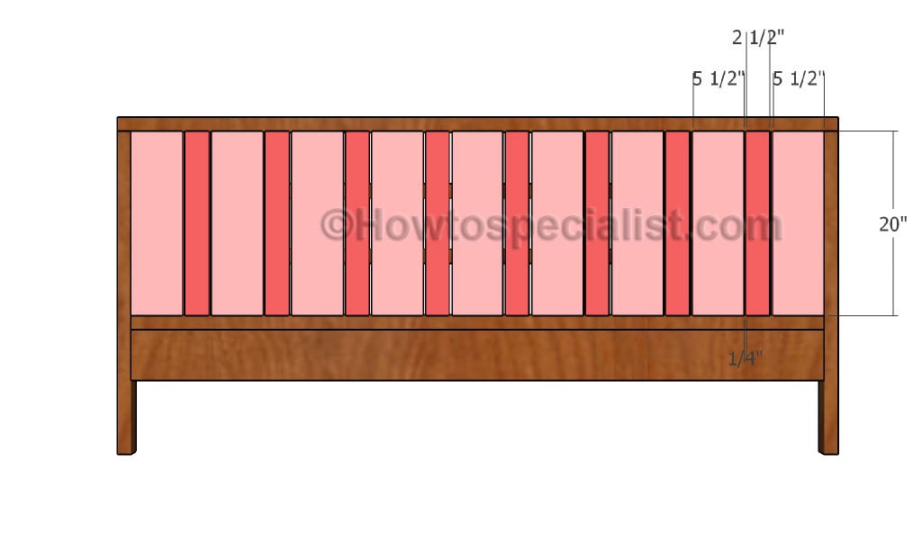 Building the headboard panel