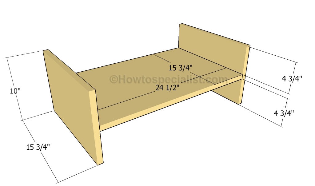 Building the storage shelves