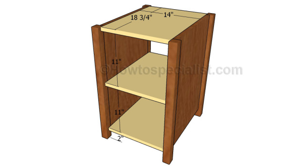 Storage media console plans | HowToSpecialist - How to Build, Step by ...