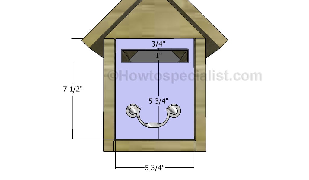 Fitting the front door