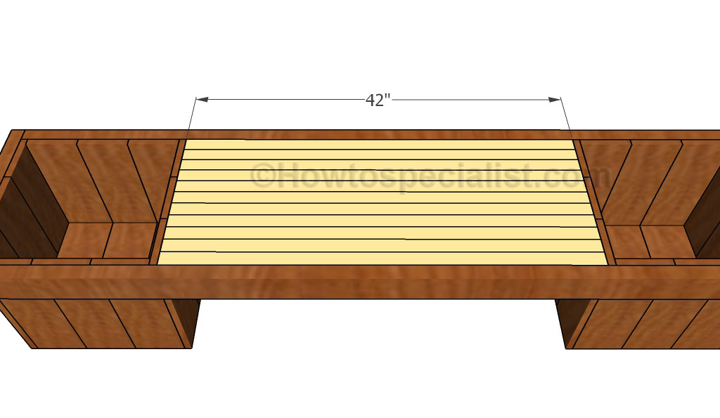 Fitting the seat slats