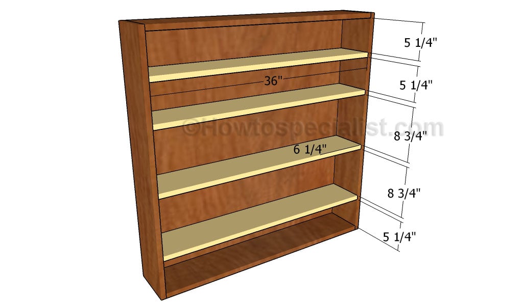 Fitting the shelves