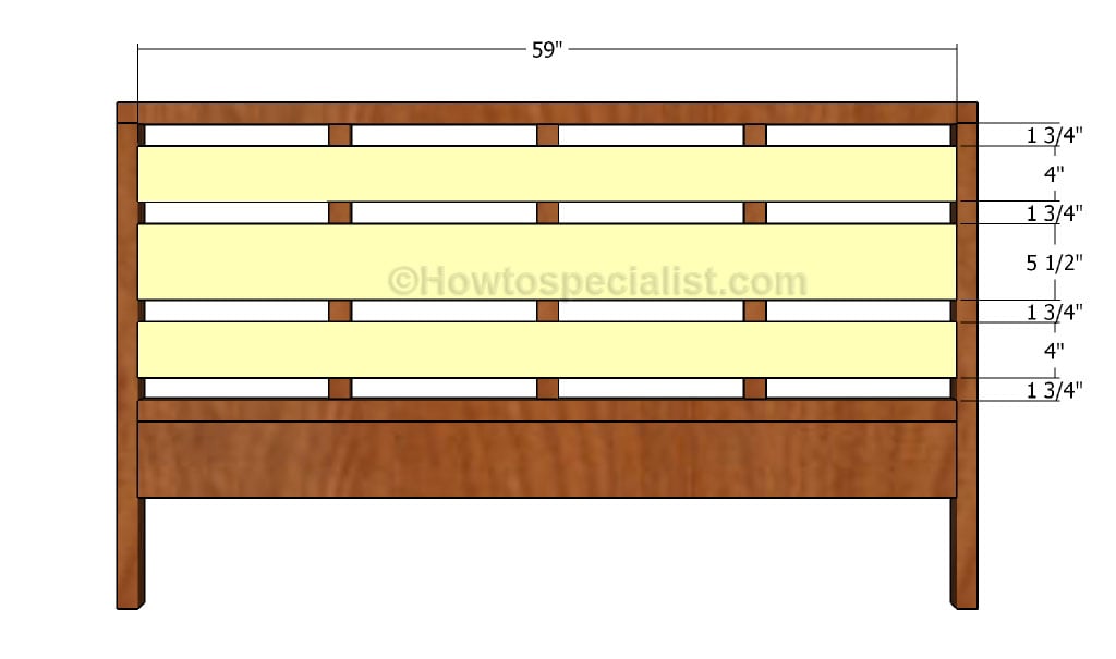 Fitting the slats to the panel