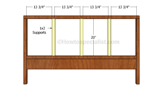 Queen platform bed plans | HowToSpecialist - How to Build, Step by Step ...