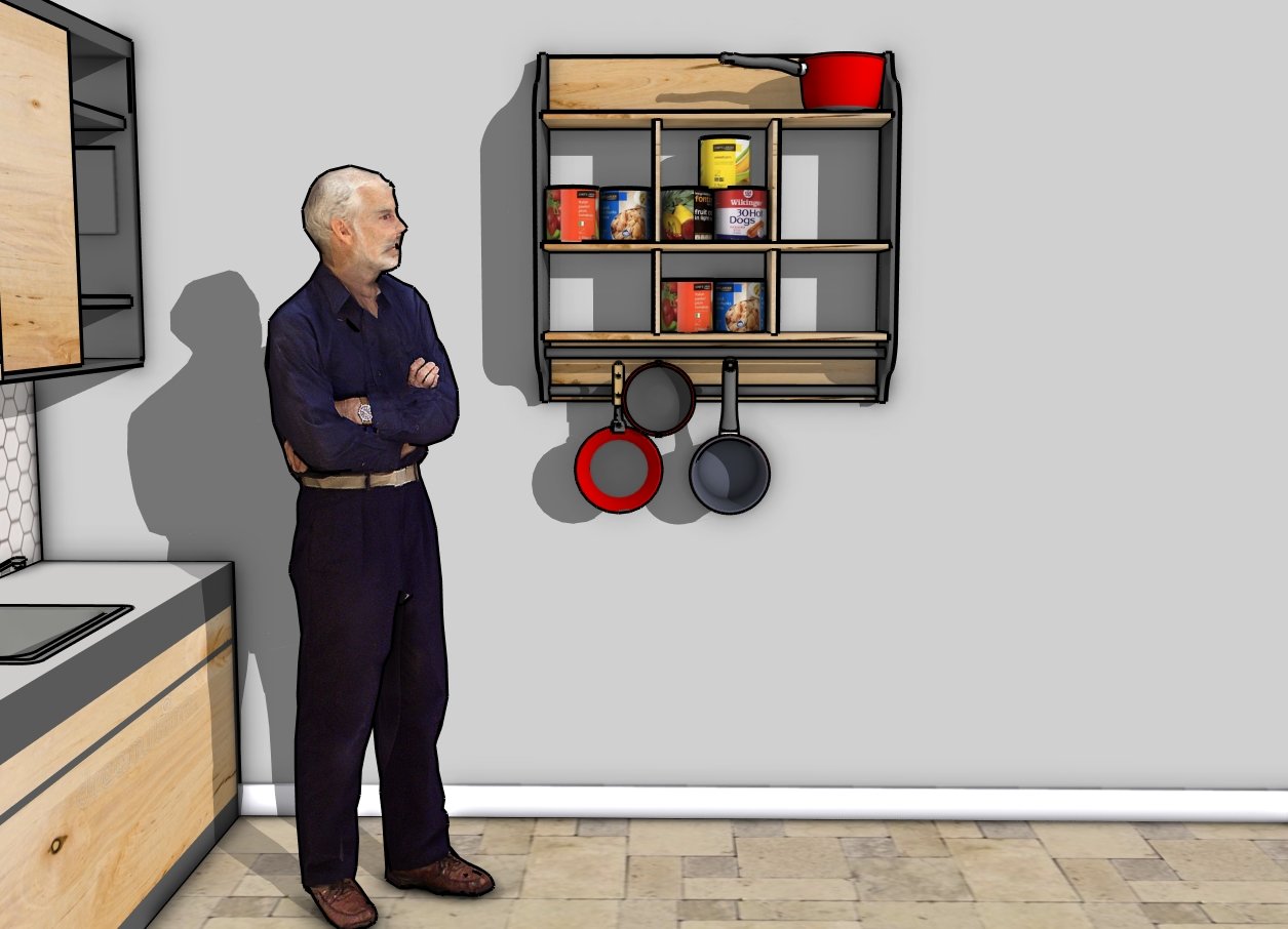 How to build a kitchen hutch