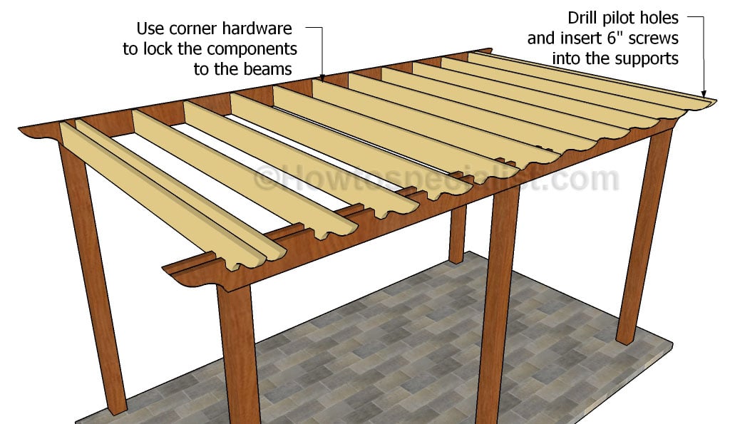 Installing the shade elements