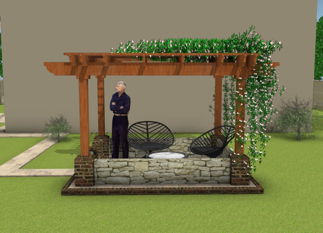 Simple pergola plans