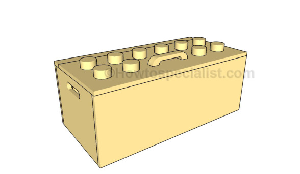 Toy box plans | HowToSpecialist - How to Build, Step by Step DIY Plans