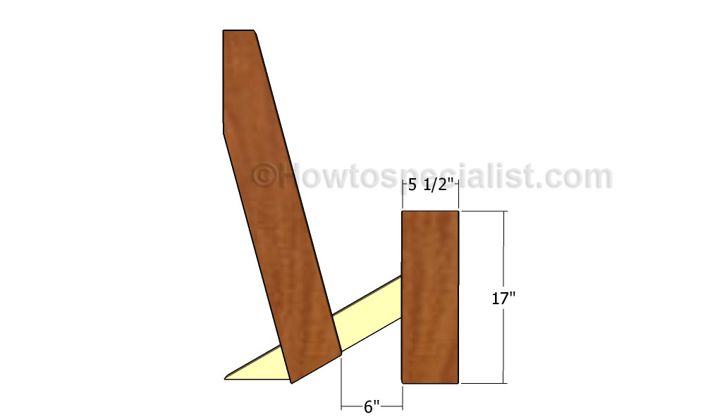 Assembling the sides of the chair