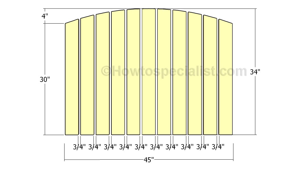 Backrest slats