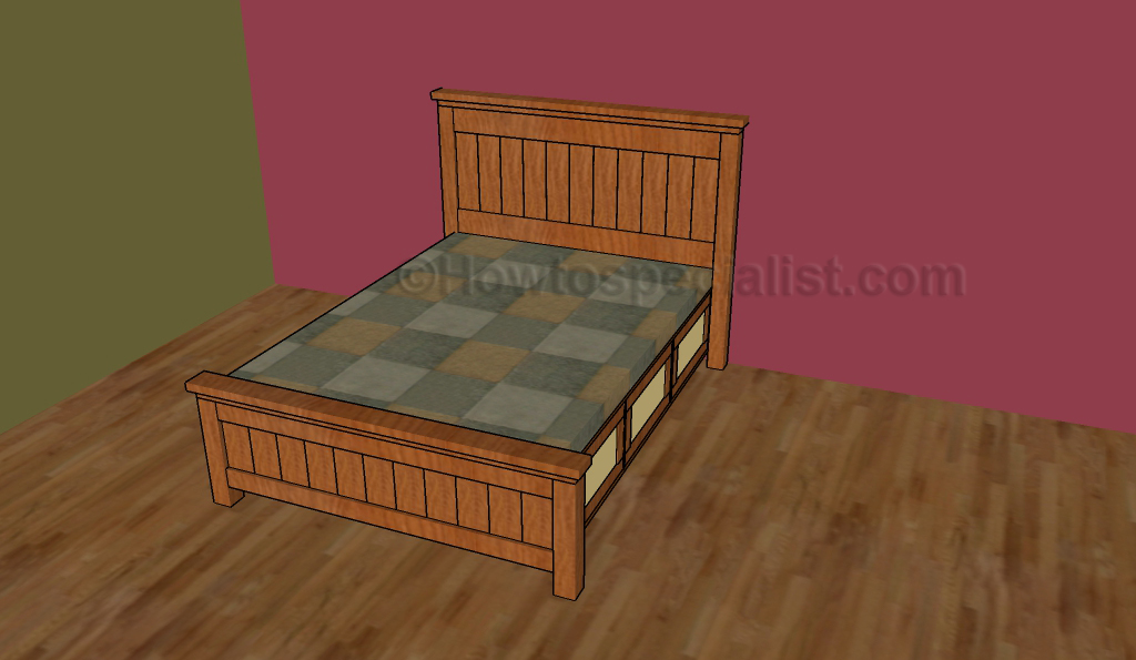 Bed with drawers plans