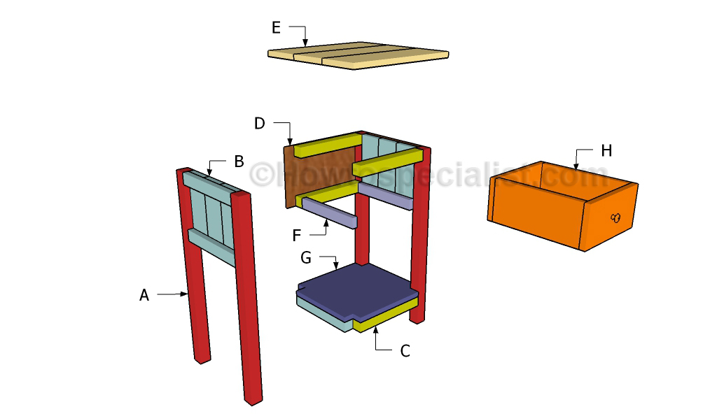 Building a farmhouse nightstand