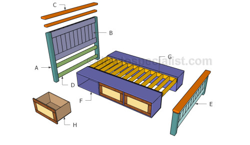 Building a storage bed