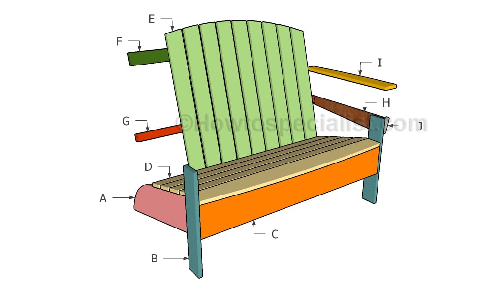 Building an adirondack bench