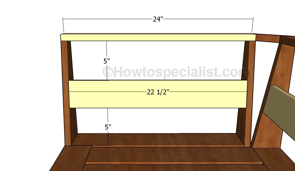 Building the backrest