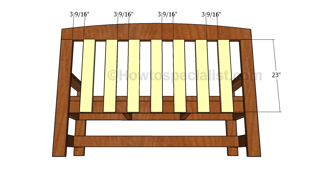 Building the backrest