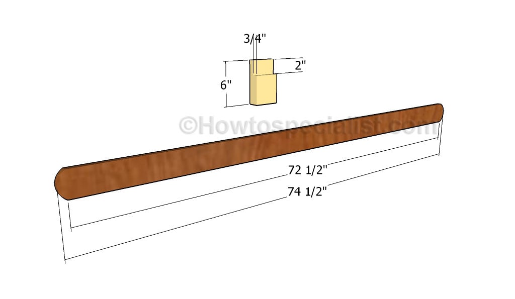 Building the frame of the lounge chair