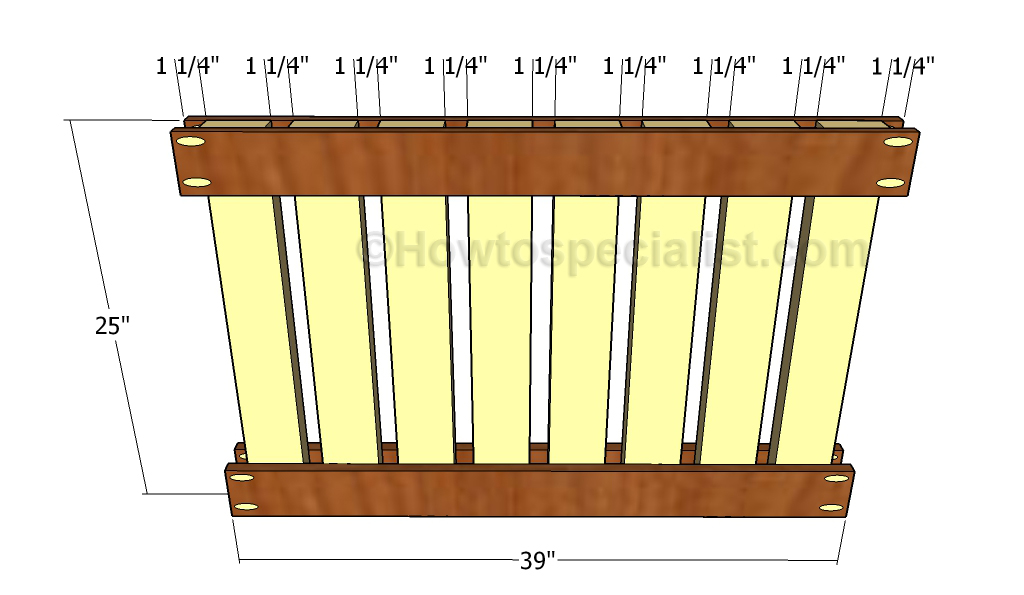 Building the headboard panel