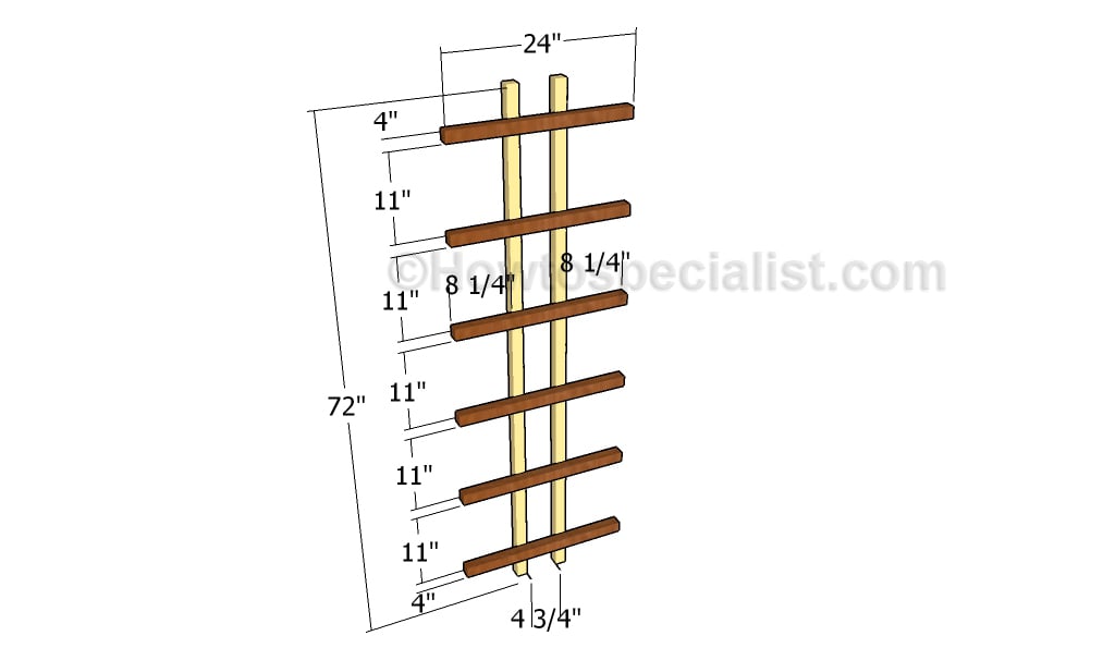 Building the side trellis