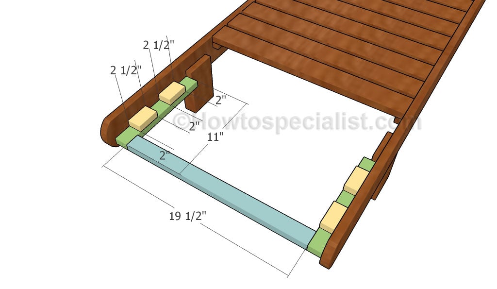 Building the support for the backrest