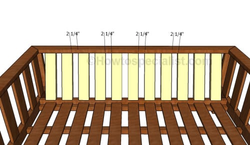 Outdoor sofa plans | HowToSpecialist - How to Build, Step by Step DIY Plans