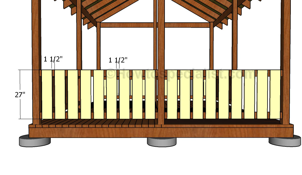 Fitting the balusters