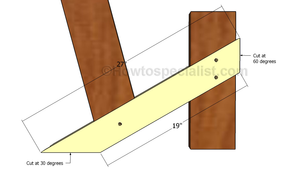 Fitting the diagonal braces