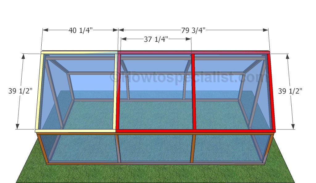 Fitting the greenhouse vents