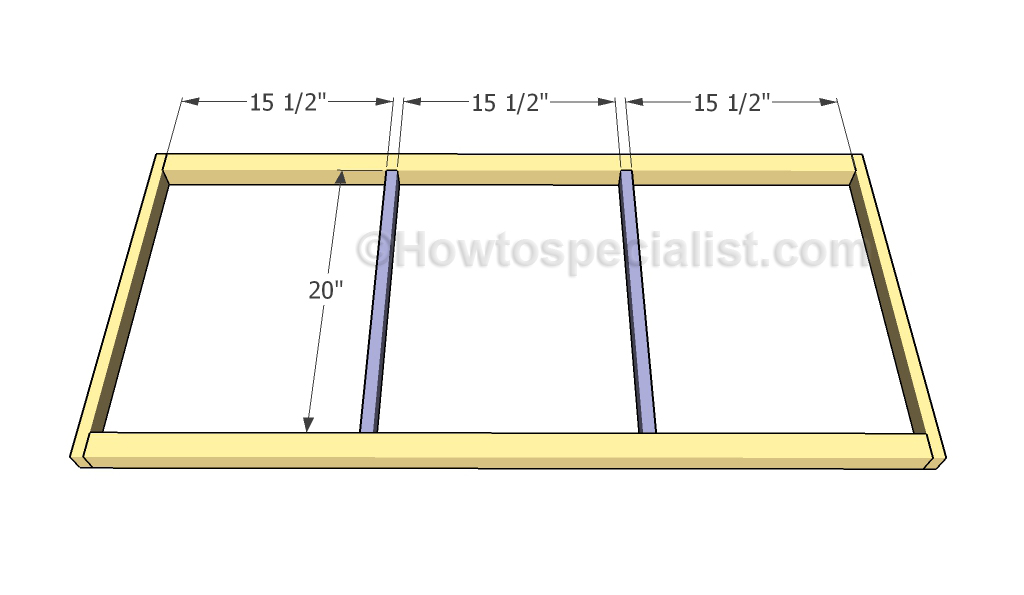 Fitting the middle supports