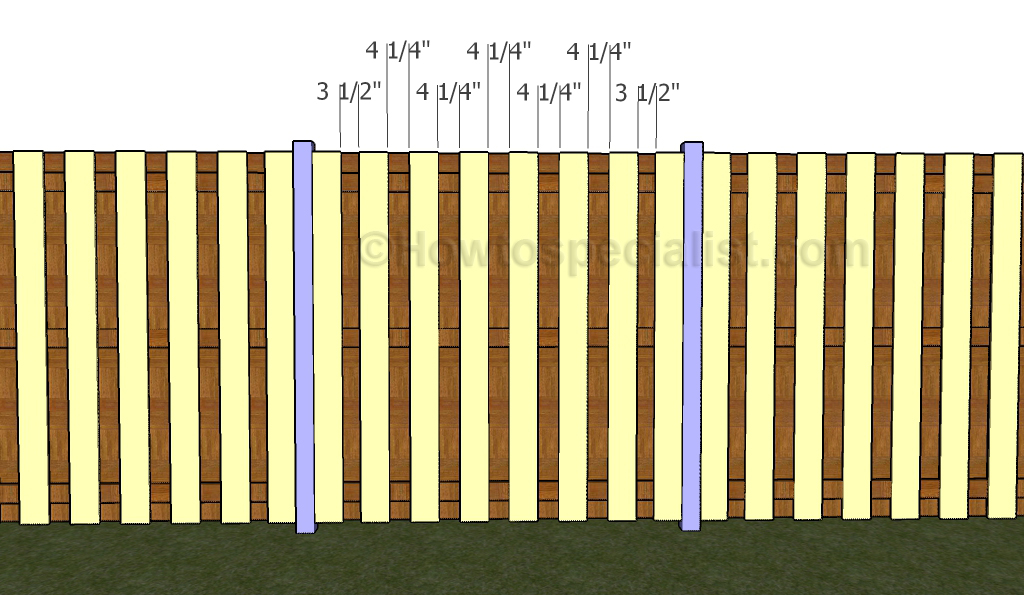 Fitting the opposite pickets