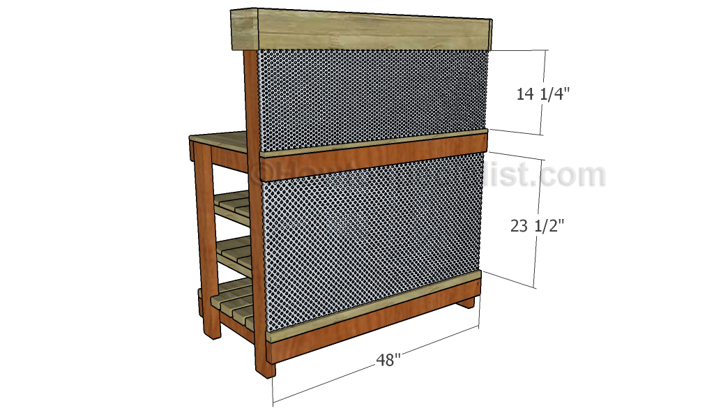 Fitting the panels to the back