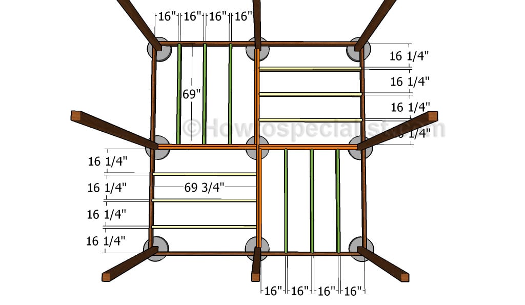 Fitting the regular joists