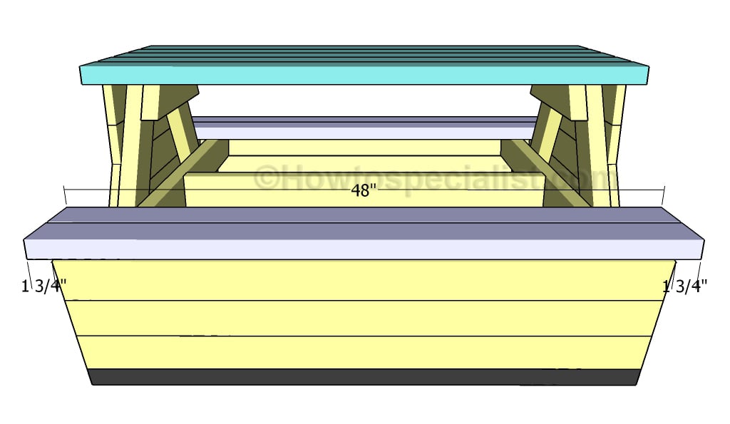 Fitting the seat slats