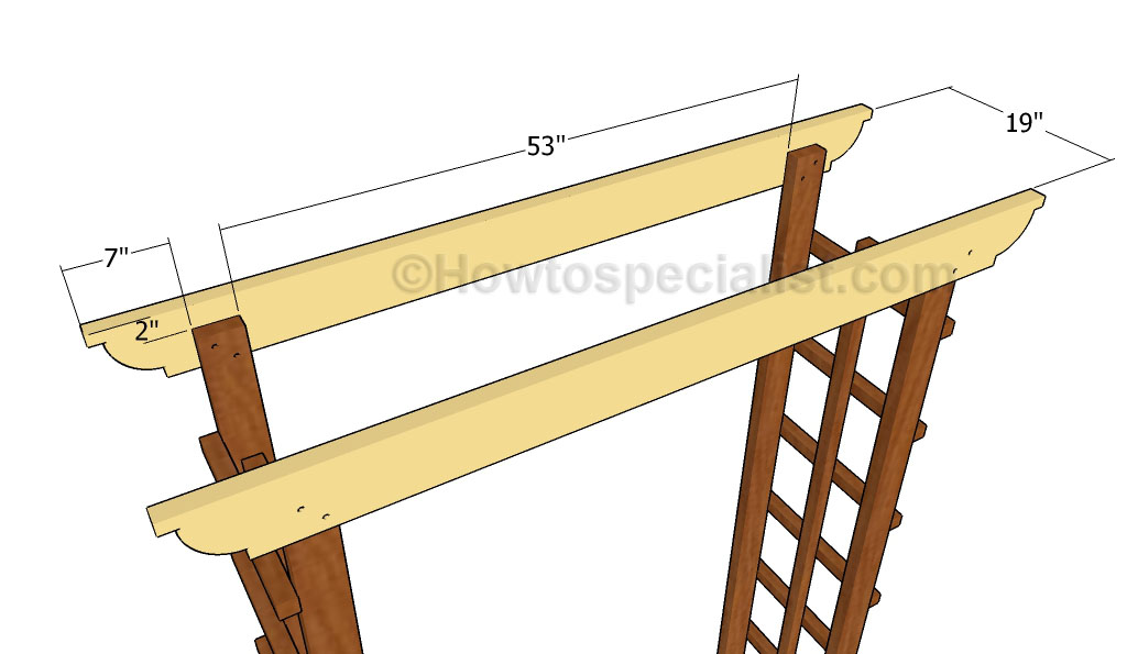 Fitting the support beams