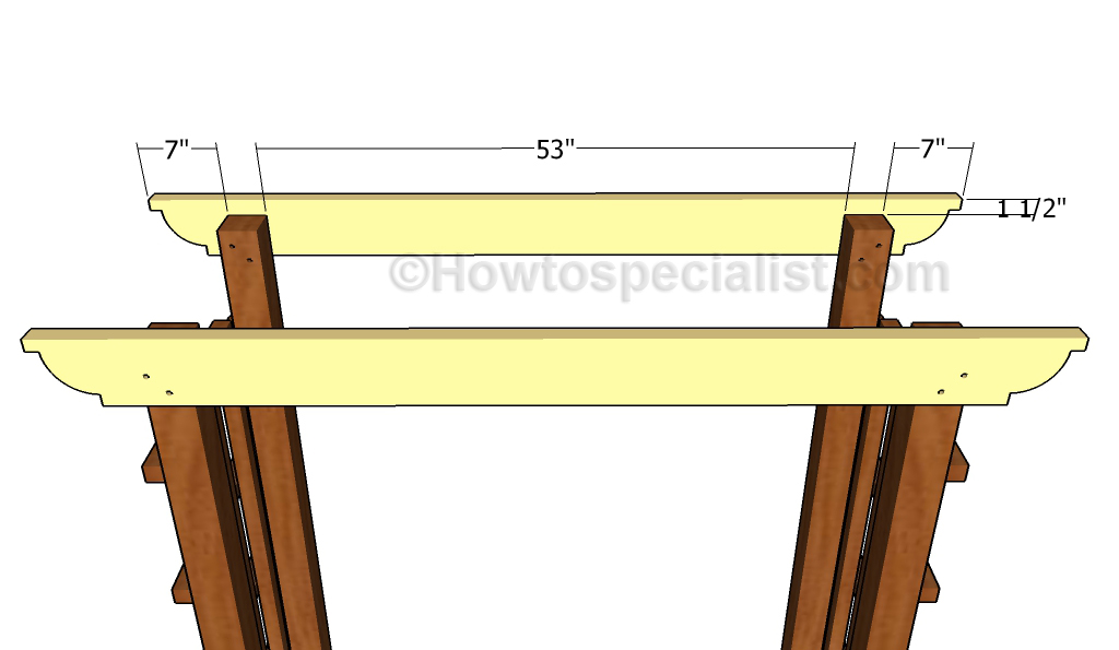 Fitting the support beams